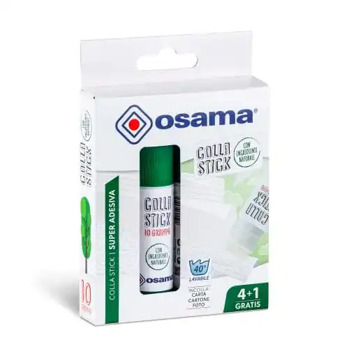 Klebestift Osama Extra Stark, Set mit 5 Stück à 10 g