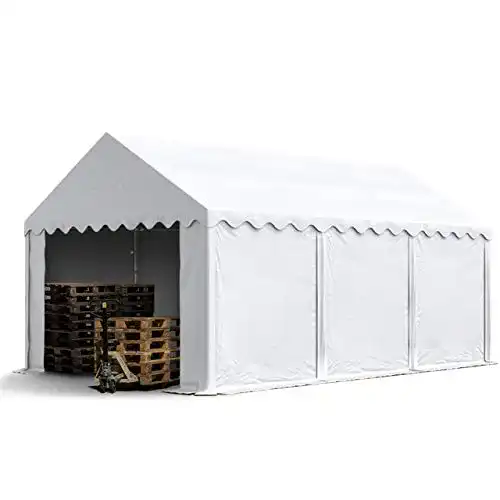 Weidezelt Toolport 3×6 m Lagerzelt mit PVC Plane 700 N