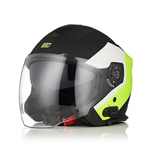 Jethelm mit Bluetooth für Motorrad und Roller sicher und komfortabel