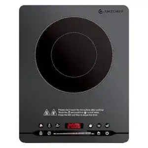 Einzel-Induktionskochfeld AMZCHEF 2000W tragbar