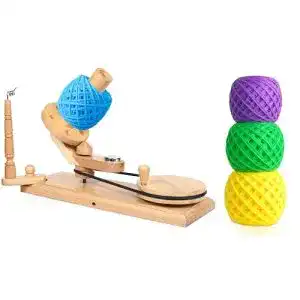 Wollwickler Brainmart handbetätigter Holzgarn und Garn Swift