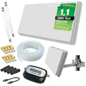 Selfsat H30D2+ Flachantenne Twin für Satellitenempfang