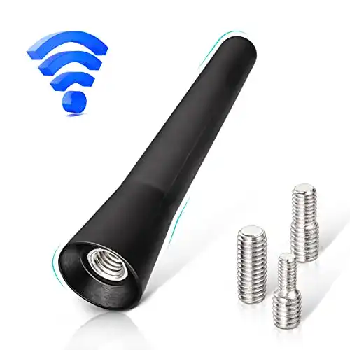 Eightwood Auto Dachantenne 6,5 cm für FM/AM/DAB Empfang