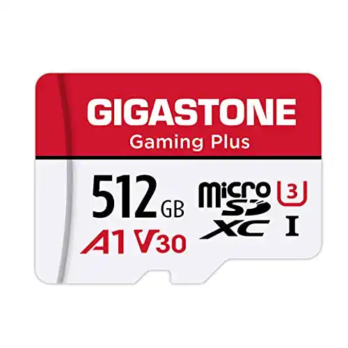 Gigastone Gaming Plus microSD Karte 512 GB mit SD Adapter