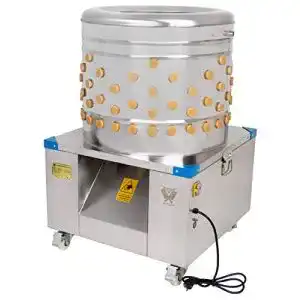 Geflügelrupfmaschine Beeketal BRM1800 mit Rollen für Hühner