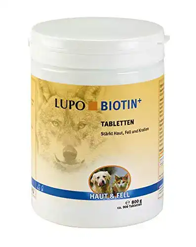 Biotin für Hunde Luposan Biotin+ Tabletten 800 g