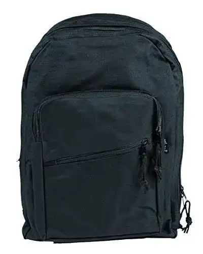Mil-Tec Rucksack 14003002 in Schwarz – Freizeitrucksack mit Organizer