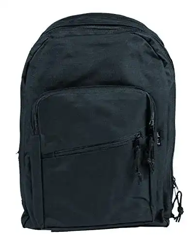 Mil-Tec Rucksack 14003002 in Schwarz – Freizeitrucksack mit Organizer