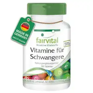 Schwangerschaftsvitamine von Fairvital für werdende Mütter