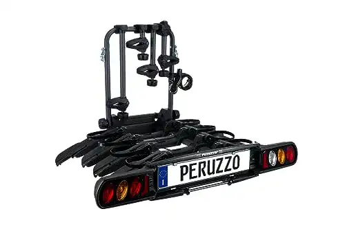 Fahrradträger für Anhängerkupplung für 4 Fahrräder von Peruzzo PZ708-4
