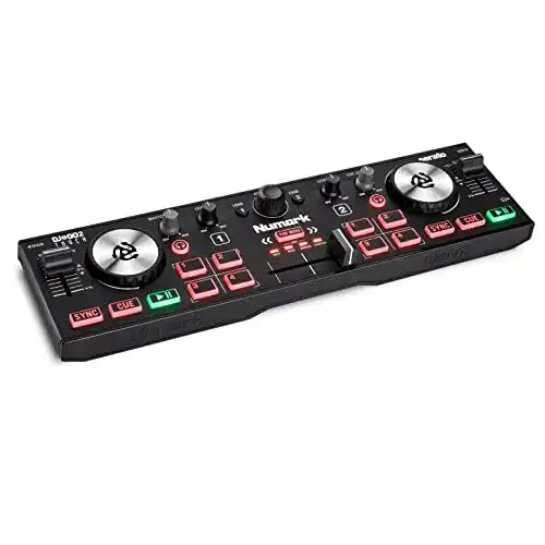 DJ-Controller Numark DJ2GO2 Touch Kompakter Mini DJ Controller