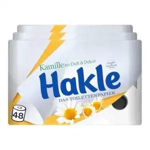 Toilettenpapier 3-lagig Hakle mit Kamille, 48 Rollen