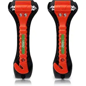 Notfallhammer LIHAO 2X mit Gurtschneider und Fensterbrecher