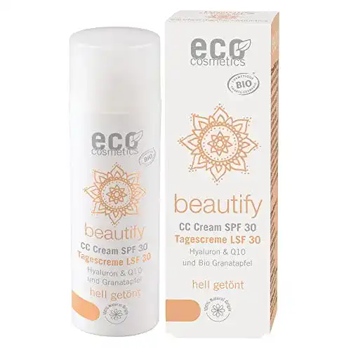 Getönte Tagescreme Eco Cosmetics Bio CC Cream mit LSF 30