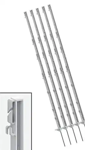 Weidezaunpfähle Landkaufhaus Mayer 156 cm – 20 Stück mit Doppeltritt
