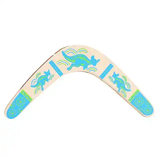 Alomejor Wooden V-Shaped Bumerang aus Holz
