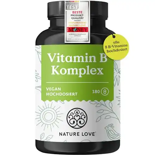 Vitamin B Komplex hochdosiert von Nature Love