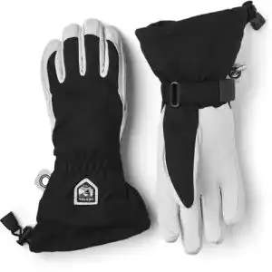 Hestra Skihandschuhe Damen Heli Ski 5 Finger Schwarz/Grau