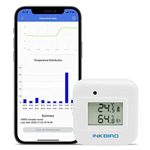 Bluetooth-Thermometer Inkbird IBS-TH2 Plus für Raumüberwachung