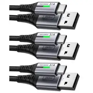 INIU USB-C-Kabel 3er Set mit 2m, 2m und 0,5m