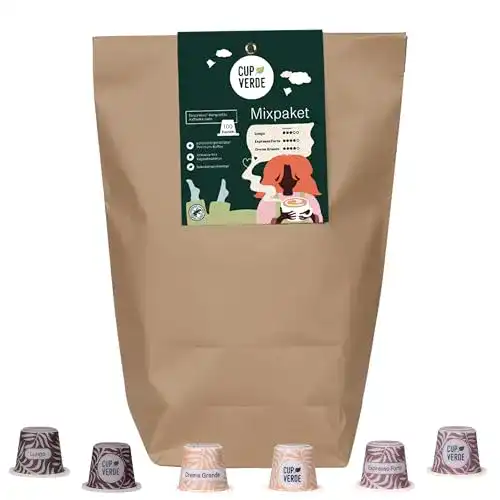 Kaffeekapseln Cup Verde 100er Mixpaket für Nespresso Maschinen