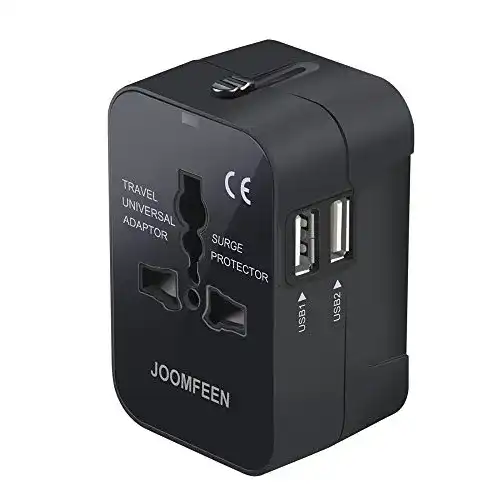 Reiseadapter Joomfeen Universal Reisestecker für 224 Länder