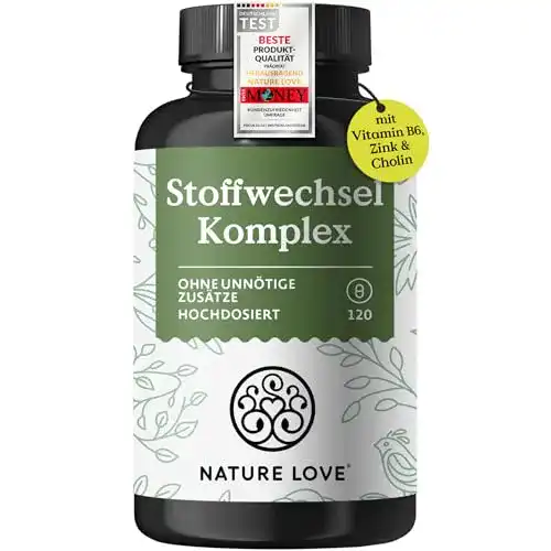 Stoffwechsel Komplex von Nature Love mit Grünteeextrakt und Zink
