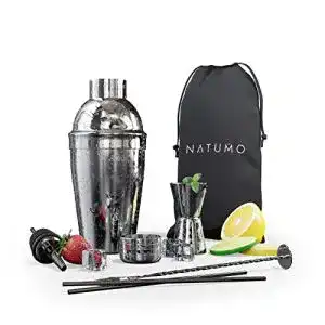 Cocktailmixer Set von Natumo 10-teiliges Zubehör für Cocktails