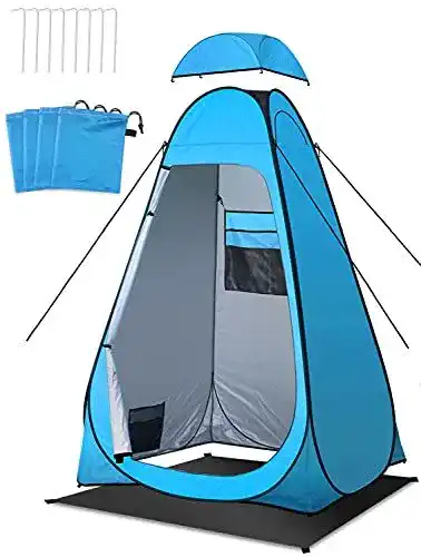 Duschzelt Liberrway Camping Toilettenzelt Pop Up 120 x 120 x 195 cm