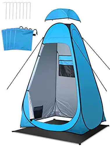 Duschzelt Liberrway Camping Toilettenzelt Pop Up 120 x 120 x 195 cm