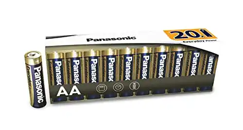 Panasonic AA Everyday Power Alkaline Batterien, 20er Pack