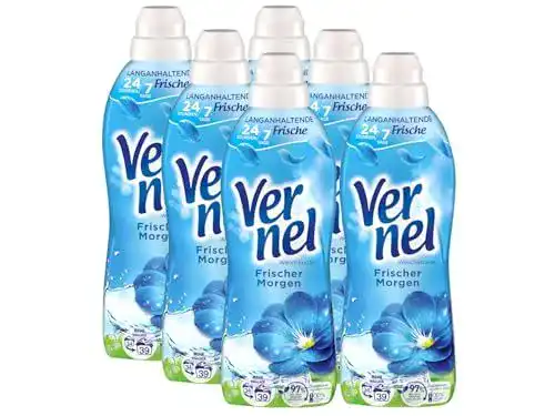 Vernel Frischer Morgen Weichspüler 6x 39 WL für 234 Waschladungen