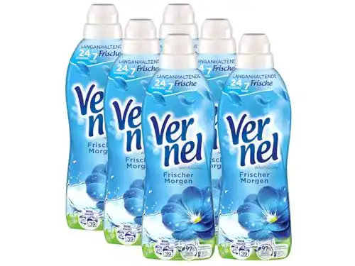 Vernel Frischer Morgen Weichspüler 6x 39 WL für 234 Waschladungen