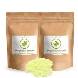 Schwefelpulver Vitalundfit Anorganischer Schwefel Pulver 1 kg