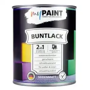 Buntlack myPaint 2in1 Seidenmatt 750ml für Holz und Metall