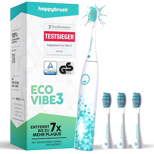 Elektrische Schallzahnbürste von happybrush im Vergleich