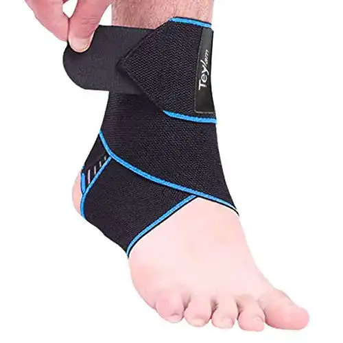 Achillessehnenbandage Teylam für Sprunggelenk, verstellbar und atmungsaktiv