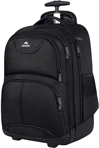 Rucksack-Trolley MATEIN mit Rollen für Business und Reisen