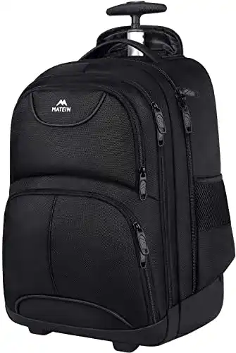 Rucksack-Trolley MATEIN mit Rollen für Business und Reisen