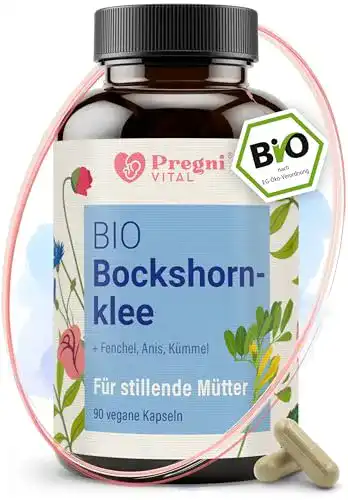 Bockshornklee-Kapseln Pregnivital BIO – Aktivierte Kapseln für Stillende