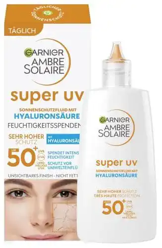 Sonnencreme für das Gesicht mit Lichtschutzfaktor 50 von Garnier
