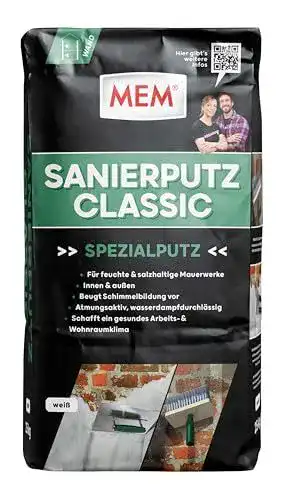 Innenputz MEM Sanierputz Classic 25 kg in Weiß