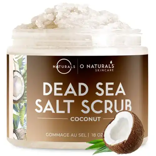 Körperpeeling Salt Body Scrub mit Kokosnuss und Vanille