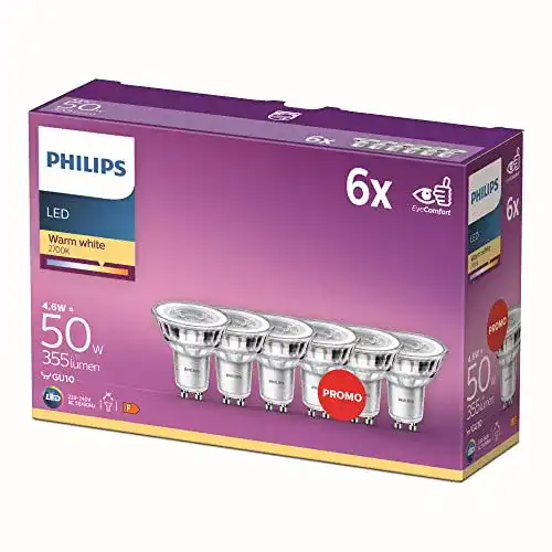 Philips LED Classic GU10 Lampen im 6er Set