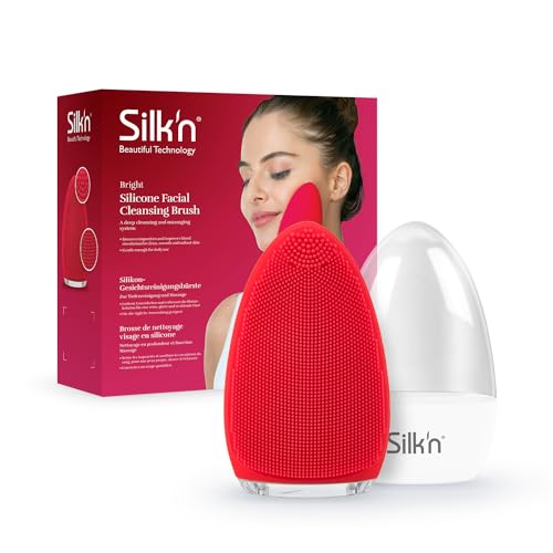 Gesichtsreinigungsbürste Silk’n Bright aus Silikon für effektive Reinigung