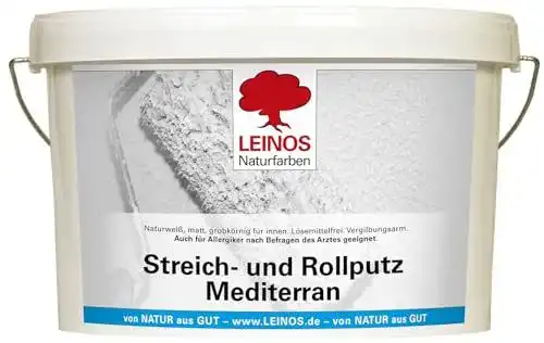 Leinos 680 Streich- und Rollputz für mediterrane Wände