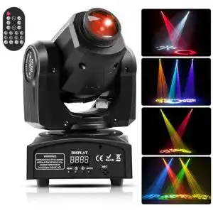 Moving Head UKing 50W DMX512 Disco Lichteffekt mit Fernbedienung