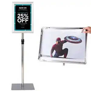 Infoständer von Costway Flexibler Plakatständer für Werbung