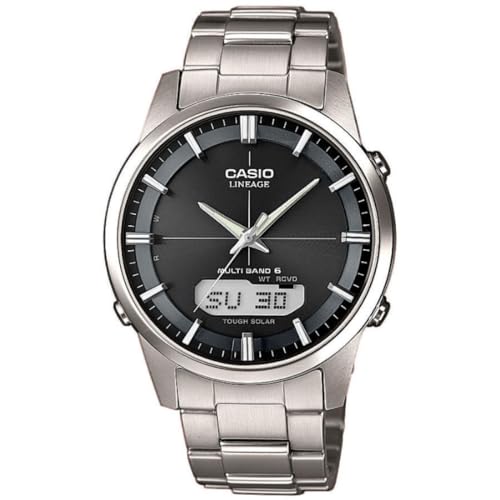 Casio Herren-Solar-Armbanduhr mit Funktechnologie