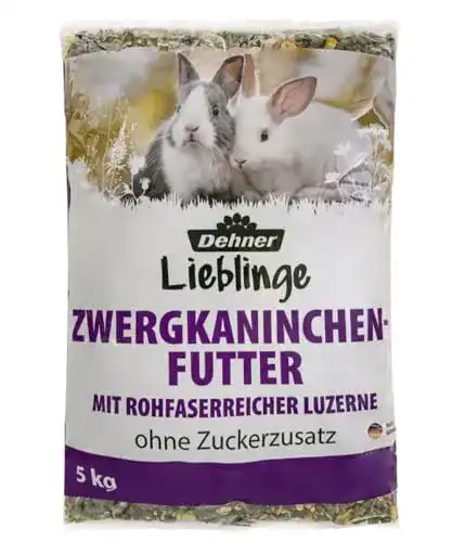 Dehner Zwergkaninchenfutter – Markenqualität für Kaninchen